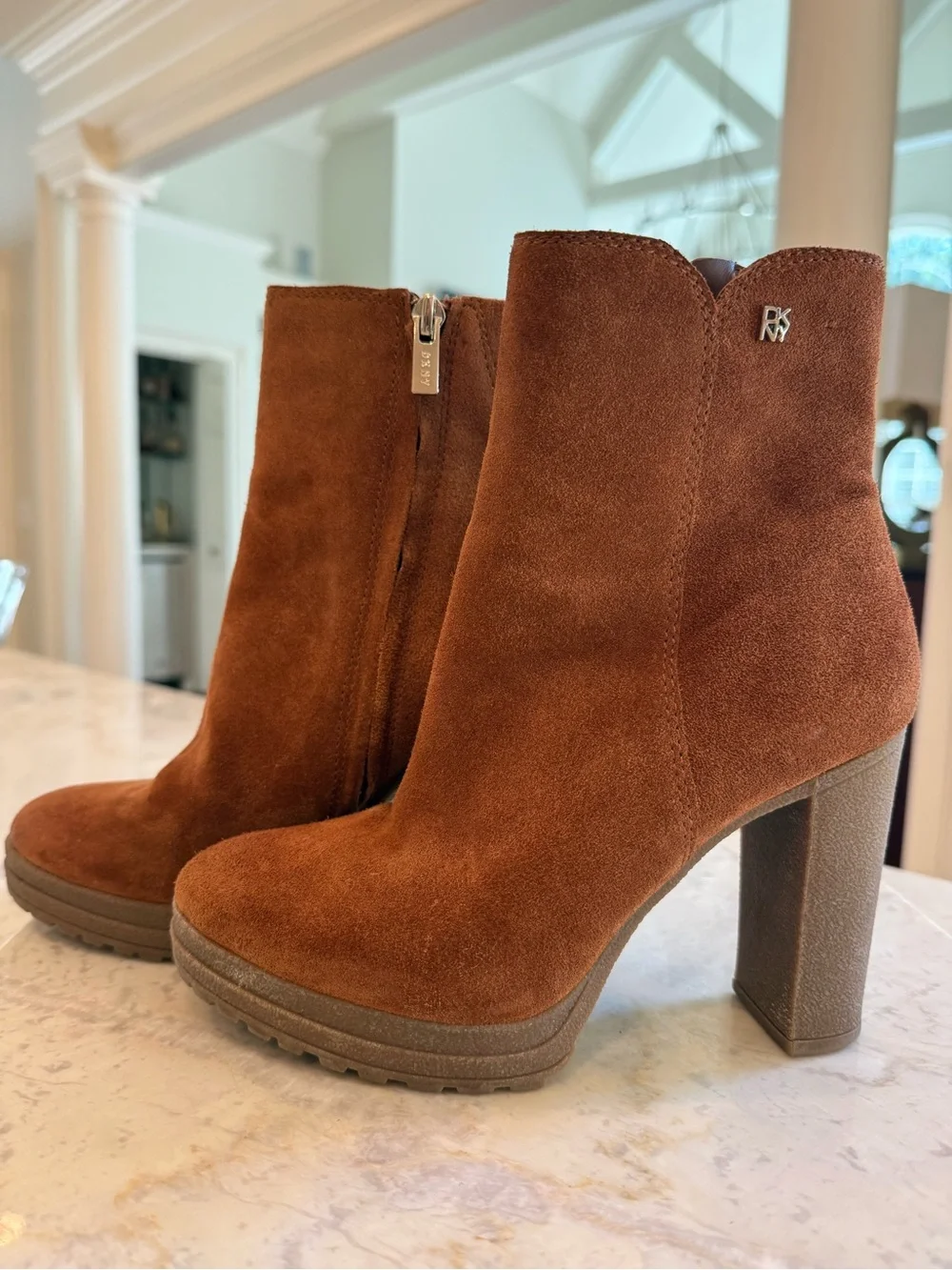 DKNY Tessi platform ankle boot